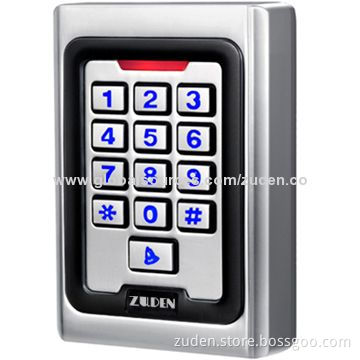 Access Control System with 2000 Memory Card Capacity, Blue Backlight and Built-in Reader/KeyboardNew
